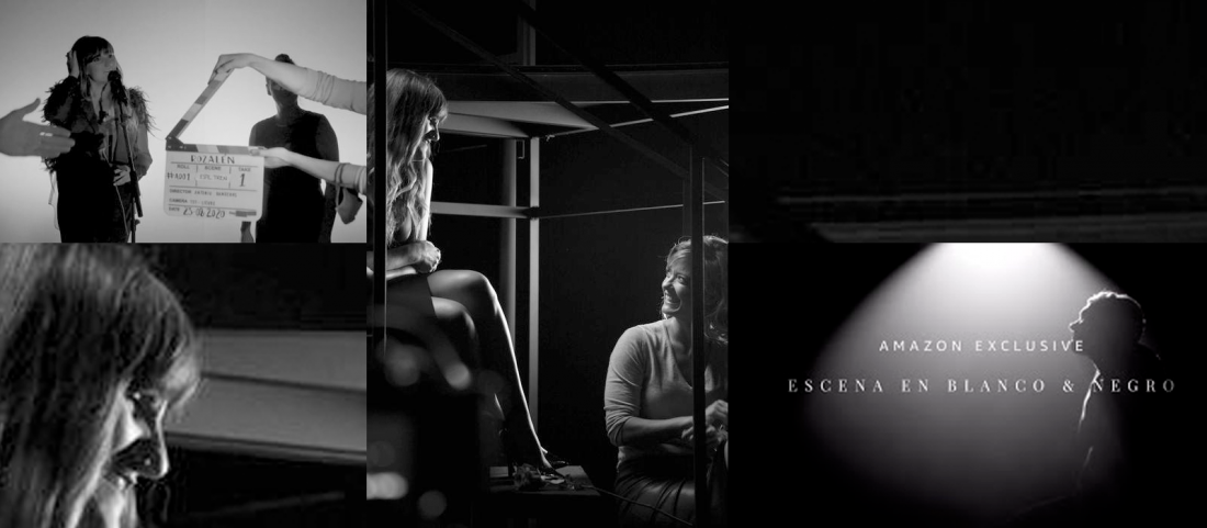 Rozalen escena en blanco y negro
