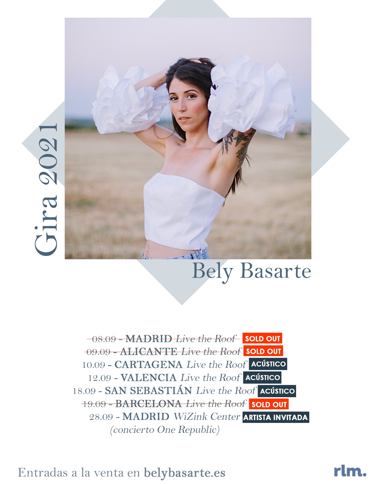 Bely Basarte - gira 2021